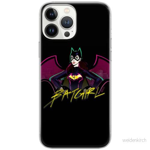 ERT GROUP mobiltelefonfodral för Iphone 13 PRO originalt och officiellt licensierat DC mönster Bat Girl 004 Vit optimalt anpassad till formen på mobiltelefonen, fodral tillverkad av TPU plast 5903932856354