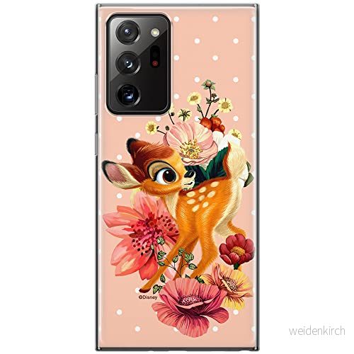ERT GROUP mobiltelefonfodral för Samsung GALAXY NOTE 20 ULTRA originalt och officiellt licensierat Disney mönster Bambi 014 anpassad till formen på mobiltelefonen, fodral tillverkad av TPU plast 5904805360770