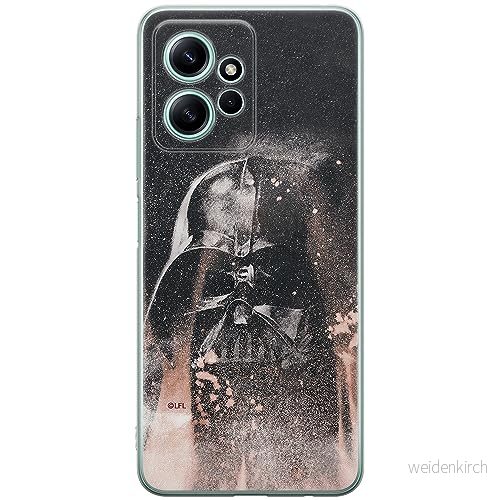 ERT GROUP mobiltelefonfodral för Xiaomi REDMI NOTE 12 4G originalt och officiellt licensierat Star Wars mönster Darth Vader 011 anpassad till formen på mobiltelefonen, fodral tillverkad av TPU plast 5905511953379