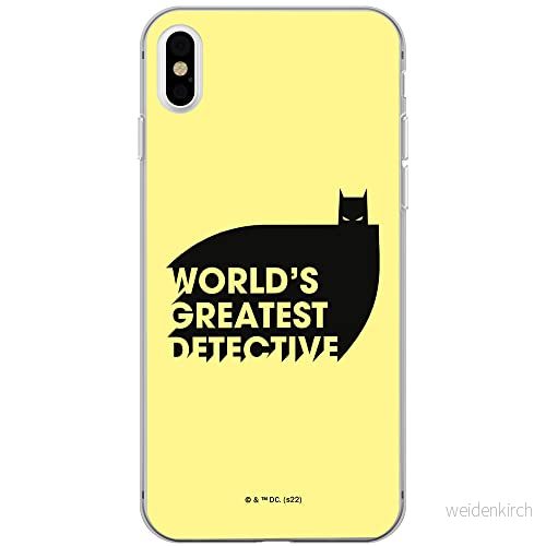 ERT GROUP mobiltelefonfodral för Iphone XS Max originalt och officiellt licensierat DC mönster Batman 051 optimalt anpassad till formen på mobiltelefonen, fodral tillverkad av TPU plast 5905131542410