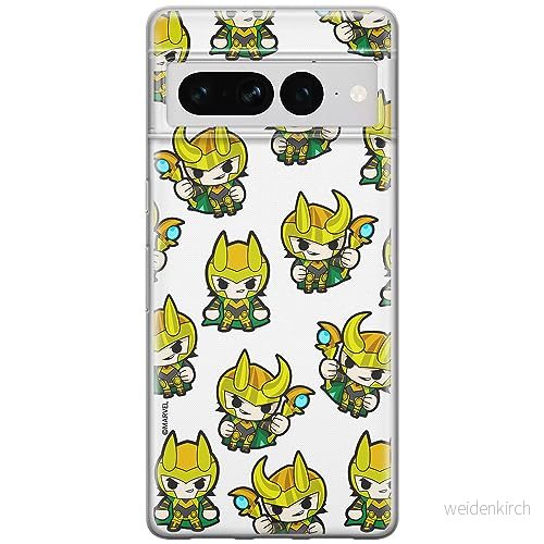 ERT GROUP mobiltelefonfodral för Google PIXEL 7 PRO originalt och officiellt licensierat Marvel mönster Loki 003 optimalt anpassad till formen på mobiltelefonen, fodral tillverkad av TPU plast 5905795169794