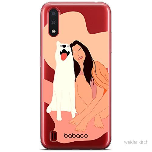 ERT GROUP mobiltelefonfodral för Samsung A01 originalt och officiellt licensierat Babaco mönster Dogs 005 optimalt anpassad till formen på mobiltelefonen, gedeeltelijk transparant 5905131026705