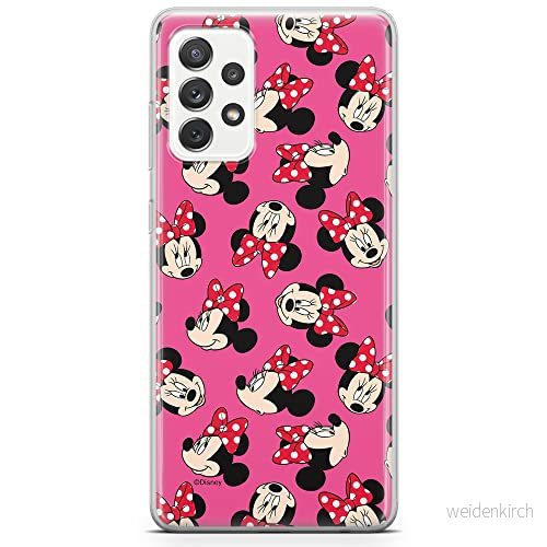 ERT GROUP mobiltelefonfodral för Samsung A73 5G originalt och officiellt licensierat Disney mönster Minnie 019 optimalt anpassad till formen på mobiltelefonen, fodral tillverkad av TPU plast 5904805512247