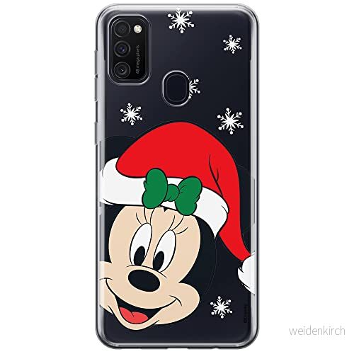 ERT GROUP mobiltelefonfodral för Samsung M21 originalt och officiellt licensierat Disney mönster Minnie 060 optimalt anpassad till formen på mobiltelefonen, gedeeltelijk transparant 5903932043242