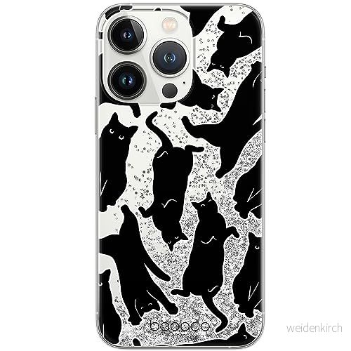 ERT GROUP mobiltelefonfodral för Apple Iphone 13 PRO originalt och officiellt licensierat Babaco mönster Cats 005 optimalt anpassad till formen på mobiltelefonen, med glitter overflow effekt 5905131118967