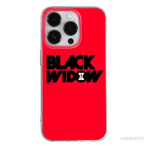 ERT GROUP mobiltelefonfodral för Apple Iphone 14 PRO originalt och officiellt licensierat Marvel mönster Black Widow 010 optimalt anpassad till formen på mobiltelefonen, fodral tillverkad av TPU plast 5905131913081