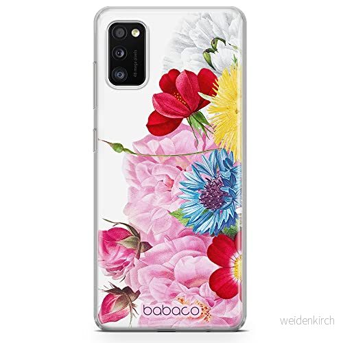 ERT GROUP mobiltelefonfodral för Samsung A41 originalt och officiellt licensierat Babaco mönster Flowers 056 optimalt anpassad till formen på mobiltelefonen, fodral tillverkad av TPU plast 5905131358646
