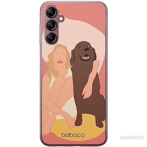 ERT GROUP mobiltelefonfodral för Samsung A14 4G/5G originalt och officiellt licensierat Babaco mönster Dogs 007 optimalt anpassad till formen på mobiltelefonen, fodral tillverkad av TPU plast 5905511828196