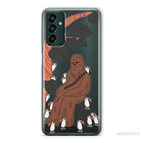 ERT GROUP mobiltelefonfodral för Samsung M13 4G originalt och officiellt licensierat Star Wars mönster Chewbacca 006 optimalt anpassad till formen på mobiltelefonen, gedeeltelijk transparant 5905511330606