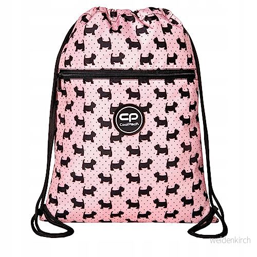 Coolpack Doggies grön, unisex barn sportväska, en storlek, Material: Polyester, Taille unique 5907620195381