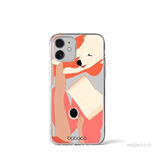 ERT GROUP mobiltelefonfodral för Iphone 12 Mini originalt och officiellt licensierat Babaco mönster Dogs 002 optimalt anpassad till formen på mobiltelefonen, gedeeltelijk transparant 5905131031181