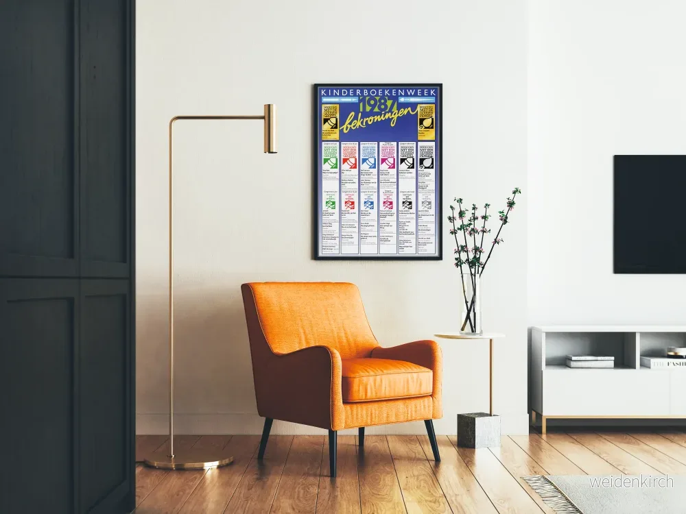 Barnboksveckan 1987 dekorativ - Poster för barnlitterära utmärkelser - Bild 2