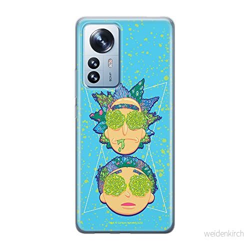 ERT GROUP mobiltelefonfodral för Xiaomi 12 / 12X originalt och officiellt licensierat Rick and Morty mönster & 023 anpassad till formen på mobiltelefonen, fodral tillverkad av TPU plast 5905511491475