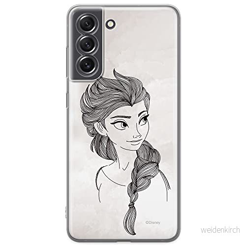 ERT GROUP mobiltelefonfodral för Samsung S21 FE originalt och officiellt licensierat Disney mönster Elsa 009 optimalt anpassad till formen på mobiltelefonen, fodral tillverkad av TPU plast 5903932985498