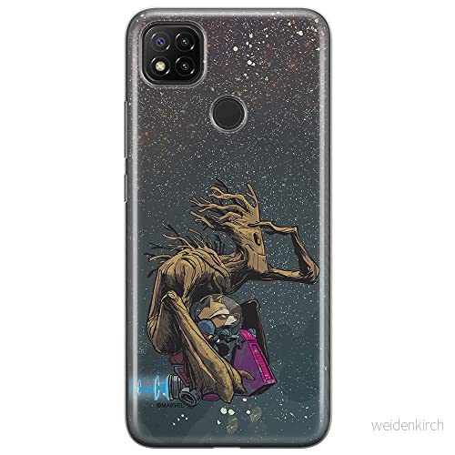 ERT GROUP mobiltelefonfodral för Xiaomi REDMI 9C originalt och officiellt licensierat Marvel mönster Guardians of the Galaxy 004 anpassad till formen på mobiltelefonen, fodral tillverkad av TPU plast 5903040279397