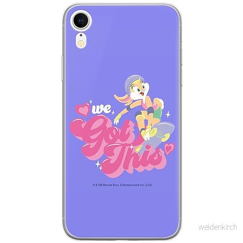 ERT GROUP mobiltelefonfodral för Iphone XR originalt och officiellt licensierat Looney Tunes mönster Lola 004 optimalt anpassad till formen på mobiltelefonen, fodral tillverkad av TPU plast 5905795065997