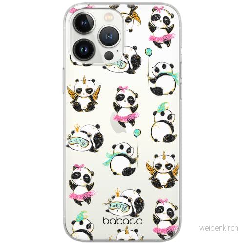 ERT GROUP mobiltelefonfodral för Samsung S9 PLUS originalt och officiellt licensierat Babaco mönster Panda 008 Vit optimalt anpassad till formen på mobiltelefonen, gedeeltelijk transparant 5904805414077