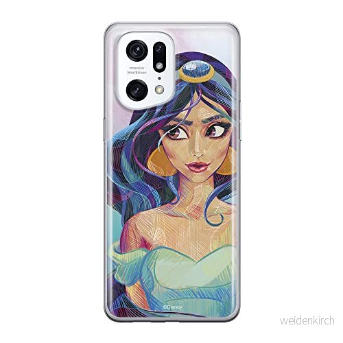 ERT GROUP mobiltelefonfodral för Oppo FIND X5 PRO originalt och officiellt licensierat Disney mönster Jasmine 002 optimalt anpassad till formen på mobiltelefonen, fodral tillverkad av TPU plast 5905511399955
