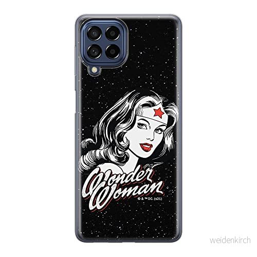ERT GROUP mobiltelefonfodral för Samsung M53 5G originalt och officiellt licensierat DC mönster Wonder Woman 023 optimalt anpassad till formen på mobiltelefonen, fodral tillverkad av TPU plast 5905511384845