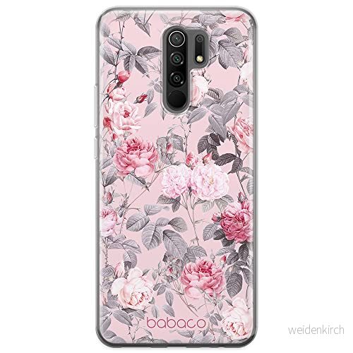 ERT GROUP mobiltelefonfodral för Xiaomi REDMI 9 originalt och officiellt licensierat Babaco mönster Flowers 054 optimalt anpassad till formen på mobiltelefonen, fodral tillverkad av TPU plast 5905131352248
