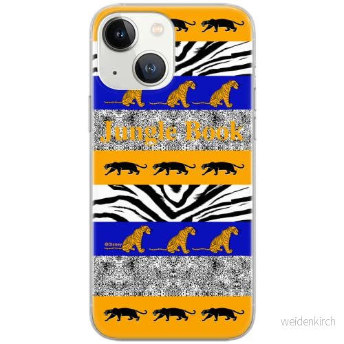 ERT GROUP mobiltelefonfodral för Iphone 13 originalt och officiellt licensierat Disney mönster Jungle Book 001 Vit optimalt anpassad till formen på mobiltelefonen, fodral tillverkad av TPU plast 5903932832471