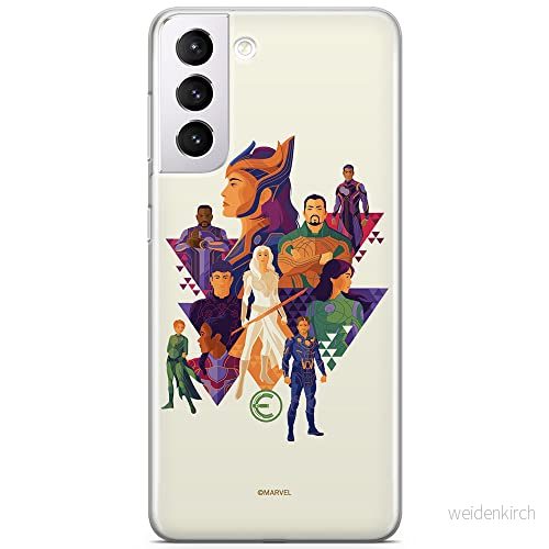 ERT GROUP mobiltelefonfodral för Samsung S21 originalt och officiellt licensierat Marvel mönster Eternals 007 optimalt anpassad till formen på mobiltelefonen, fodral tillverkad av TPU plast 5904805113031