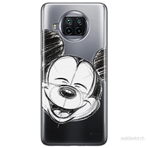 ERT GROUP mobiltelefonfodral för Xiaomi MI 10T LITE/REDMI NOTE 9 PRO 5G originalt och officiellt licensierat Disney mönster Mickey 016, gedeeltelijk transparant 5903537152011
