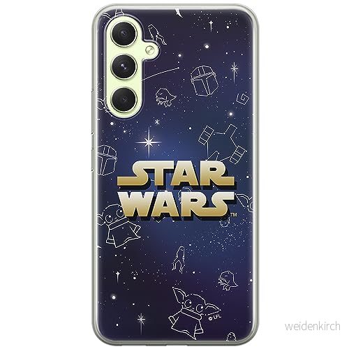 ERT GROUP mobiltelefonfodral för Samsung A54 5G originalt och officiellt licensierat Star Wars mönster Baby Yoda 022 optimalt anpassad till formen på mobiltelefonen, fodral tillverkad av TPU plast 5905511805678