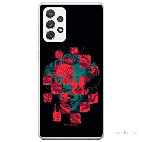 ERT GROUP mobiltelefonfodral för Samsung A52 5G / LTE 4G A52S originalt och officiellt licensierat Horror mönster It 013 anpassad till formen på mobiltelefonen, fodral tillverkad av TPU plast 5905131983091