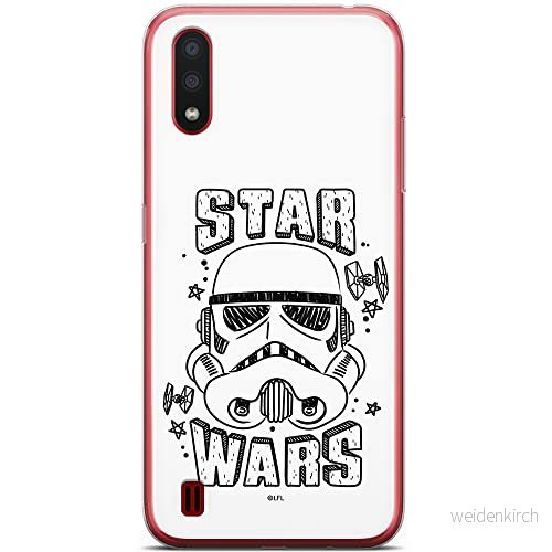 ERT GROUP mobiltelefonfodral för Samsung A01 originalt och officiellt licensierat Star Wars mönster Stormtrooper 013 optimalt anpassad till formen på mobiltelefonen, fodral tillverkad av TPU plast 5904805429279