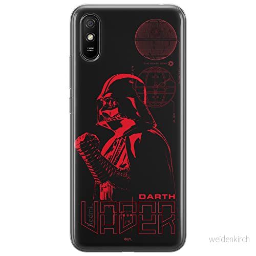 ERT GROUP mobiltelefonfodral för Xiaomi REDMI 9A originalt och officiellt licensierat Star Wars mönster Darth Vader 016 optimalt anpassad till formen på mobiltelefonen, fodral tillverkad av TPU plast 5903040369777