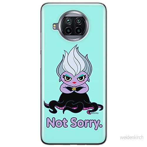 ERT GROUP mobiltelefonfodral för Xiaomi MI 10T LITE/REDMI NOTE 9 PRO 5G originalt och officiellt licensierat Disney mönster Ursula 004, fodral tillverkad av TPU plast 5905131458865