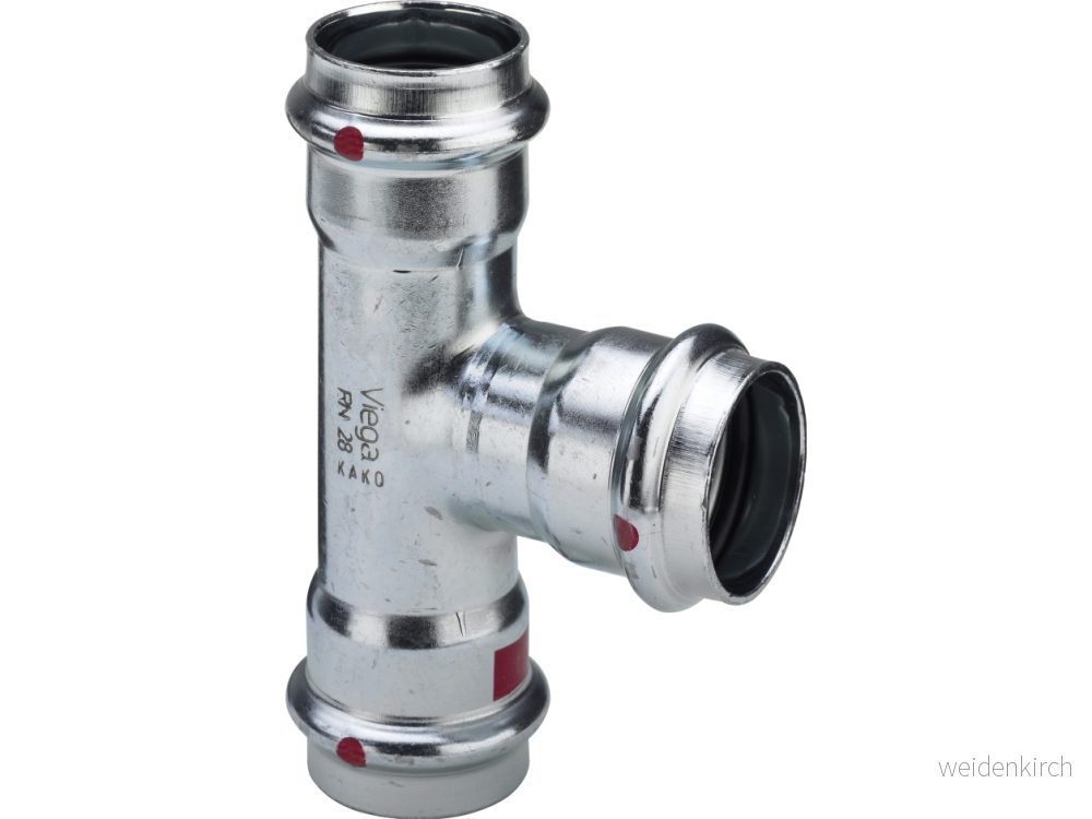 VIEGA Prestabo tee 15mm af ulegeret stål SC contur 4015211558611