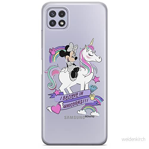 ERT GROUP mobiltelefonfodral för Samsung A22 5G originalt och officiellt licensierat Disney mönster Minnie 035 optimalt anpassad till formen på mobiltelefonen, gedeeltelijk transparant 5903932803327
