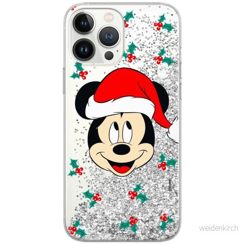 ERT GROUP mobiltelefonfodral för Apple Iphone 7/8/ SE 2/ 3 originalt och officiellt licensierat Disney mönster Mickey 040 Vit anpassad till formen på mobiltelefonen, med glitter overflow effekt 5903932078954