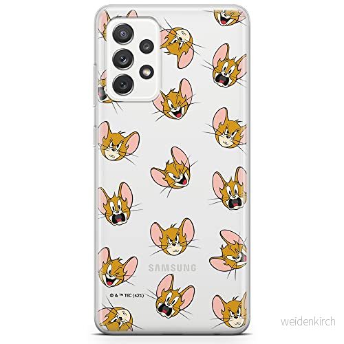 ERT GROUP mobiltelefonfodral för Samsung A73 5G originalt och officiellt licensierat Tom and Jerry mönster 008 optimalt anpassad till formen på mobiltelefonen, gedeeltelijk transparant 5904805519840