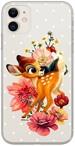 ERT GROUP mobiltelefonfodral för Apple Iphone 11 PRO originalt och officiellt licensierat Disney mönster Bambi 014 Vit optimalt anpassad till formen på mobiltelefonen, gedeeltelijk transparant 5904805362194