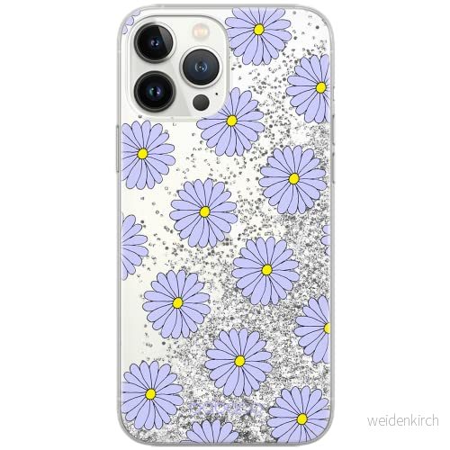ERT GROUP mobiltelefonfodral för Apple Iphone 7 PLUS/ 8 PLUS originalt och officiellt licensierat Babaco mönster Flowers 021 Vit anpassad till formen på mobiltelefonen, med glitter overflow effekt 5903932643657