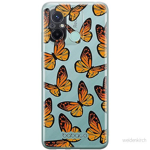 ERT GROUP mobiltelefonfodral för Xiaomi REDMI 12C/ 11A originalt och officiellt licensierat Babaco mönster Butterflies 002 anpassad till formen på mobiltelefonen, fodral tillverkad av TPU plast 5905511846411