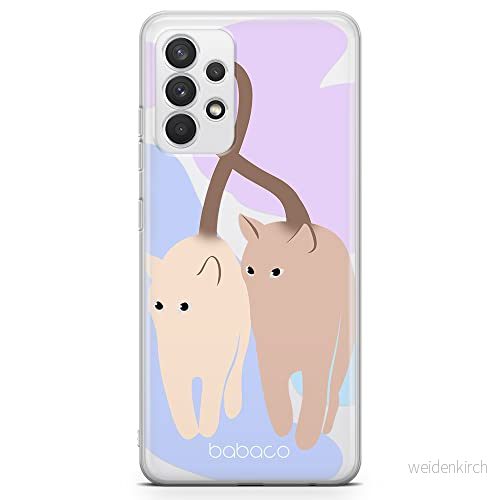 ERT GROUP mobiltelefonfodral för Samsung A32 4G LTE originalt och officiellt licensierat Babaco mönster Cats 013 optimalt anpassad till formen på mobiltelefonen, gedeeltelijk transparant 5905131088338