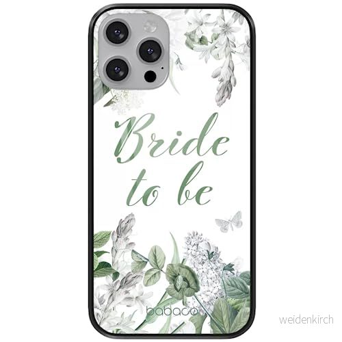 ERT GROUP mobiltelefonfodral för Apple Iphone 13 PRO MAX originalt och officiellt licensierat Babaco mönster Bride to be 005 tillverkad av härdat glas, skyddsfodral 5904805867323