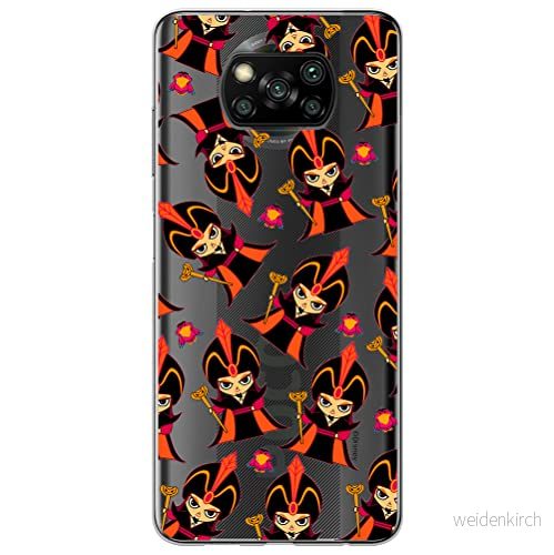 ERT GROUP mobiltelefonfodral för Xiaomi POCOPHONE X3 originalt och officiellt licensierat Disney mönster Jafar 002 optimalt anpassad till formen på mobiltelefonen, gedeeltelijk transparant 5905131404893