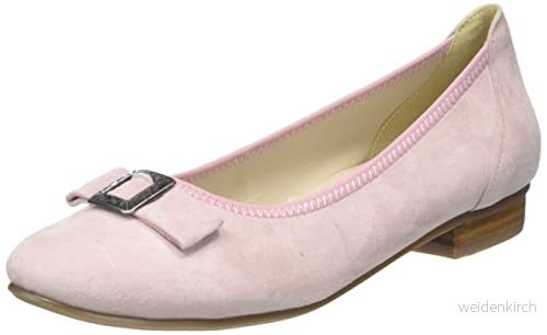 Andrea Conti 3005707022 ballerinaskor Lea med rosett ROSA, 38 EU 4054106396273