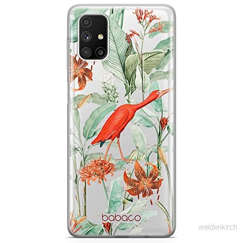 ERT GROUP mobiltelefonfodral för Samsung M51 originalt och officiellt licensierat Babaco mönster Flowers 049 optimalt anpassad till formen på mobiltelefonen, gedeeltelijk transparant 5905131342331