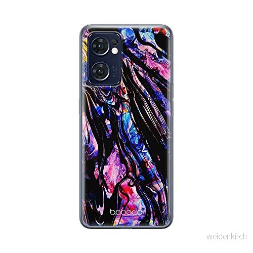 ERT GROUP mobiltelefonfodral för Oppo RENO 7 5G originalt och officiellt licensierat Babaco mönster Abstrakt 028 optimalt anpassad till formen på mobiltelefonen, fodral tillverkad av TPU plast 5905511308131