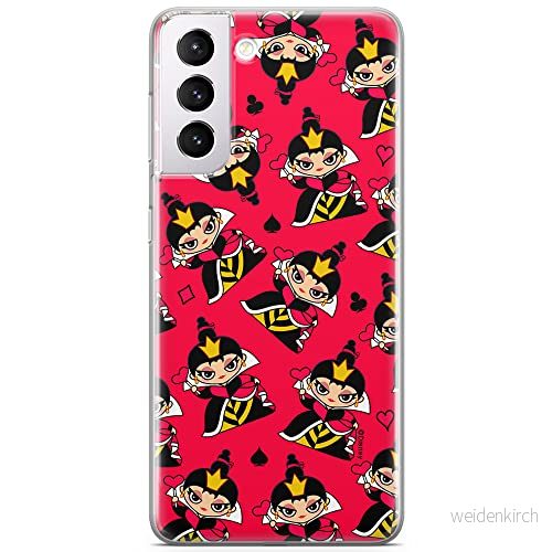 ERT GROUP mobiltelefonfodral för Samsung S21 originalt och officiellt licensierat Disney mönster Queen of Hearts 002 optimalt anpassad till formen på mobiltelefonen, fodral tillverkad av TPU plast 5905131429544