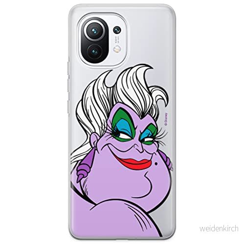 ERT GROUP mobiltelefonfodral för Xiaomi 11 originalt och officiellt licensierat Disney mönster Ursula 001 optimalt anpassad till formen på mobiltelefonen, gedeeltelijk transparant 5903537097671