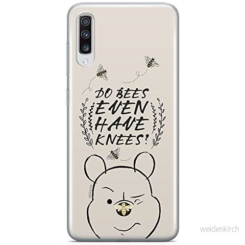 ERT GROUP mobiltelefonfodral för Samsung A70 originalt och officiellt licensierat Disney mönster Winnie the Pooh and friends 011 anpassad till formen på mobiltelefonen, fodral tillverkad av TPU plast 5902980411423