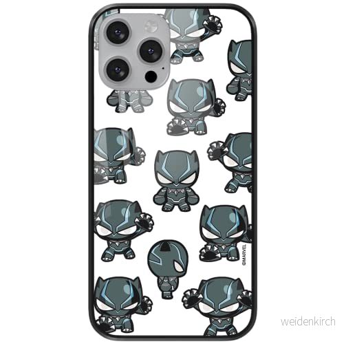 ERT GROUP mobiltelefonfodral för Samsung S21 PLUS originalt och officiellt licensierat Marvel mönster Black Panther 016 tillverkad av härdat glas, optimalt anpassat till mobilens form, skyddsfodral 5904805229060