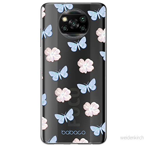ERT GROUP mobiltelefonfodral för Xiaomi POCOPHONE X3 originalt och officiellt licensierat Babaco mönster Flowers 043 optimalt anpassad till formen på mobiltelefonen, gedeeltelijk transparant 5905131320162